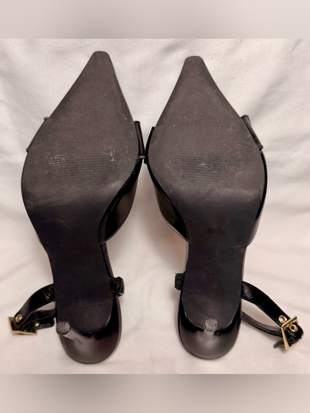STEVE MADDEN Dillon Leather Slingback Heels - Picture 6 of 6